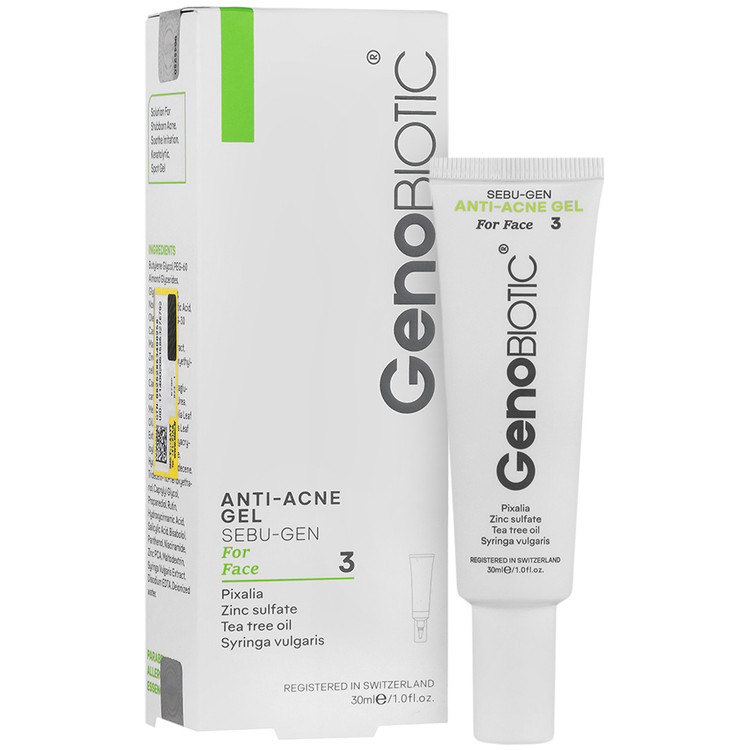 ژل ضد آکنه ژنوبایوتیک مدل Anti Acne1 حجم 30 میلی لیتر
