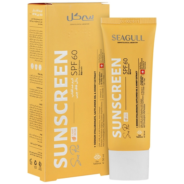 کرم ضد آفتاب پوست چرب SPF60 سان پرو (بژ روشن)