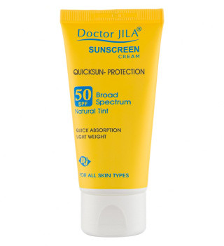 ضد آفتاب رنگ طبیعی دکتر ژیلا مدل SPF50 مناسب انواع پوست حجم 50 میلی لیتر