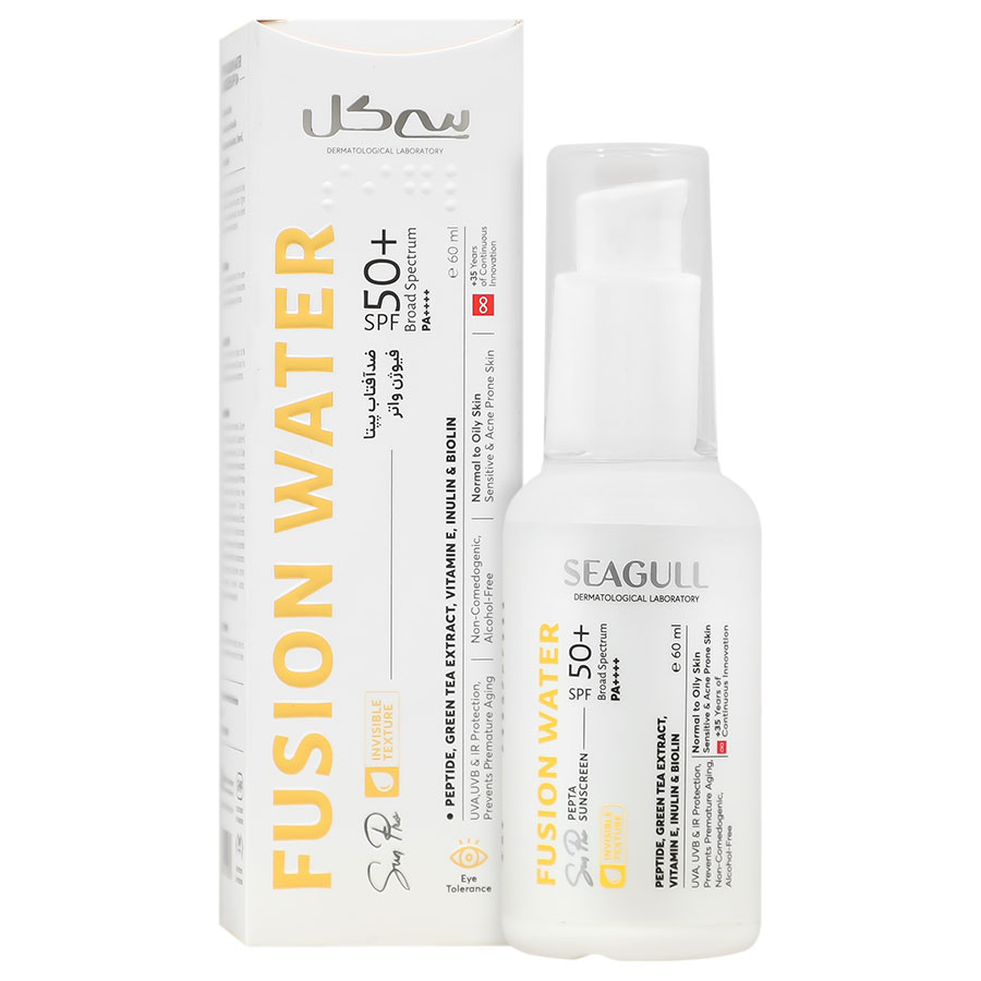 ضد آفتاب پپتا فیوژن واتر سی گل SPF50